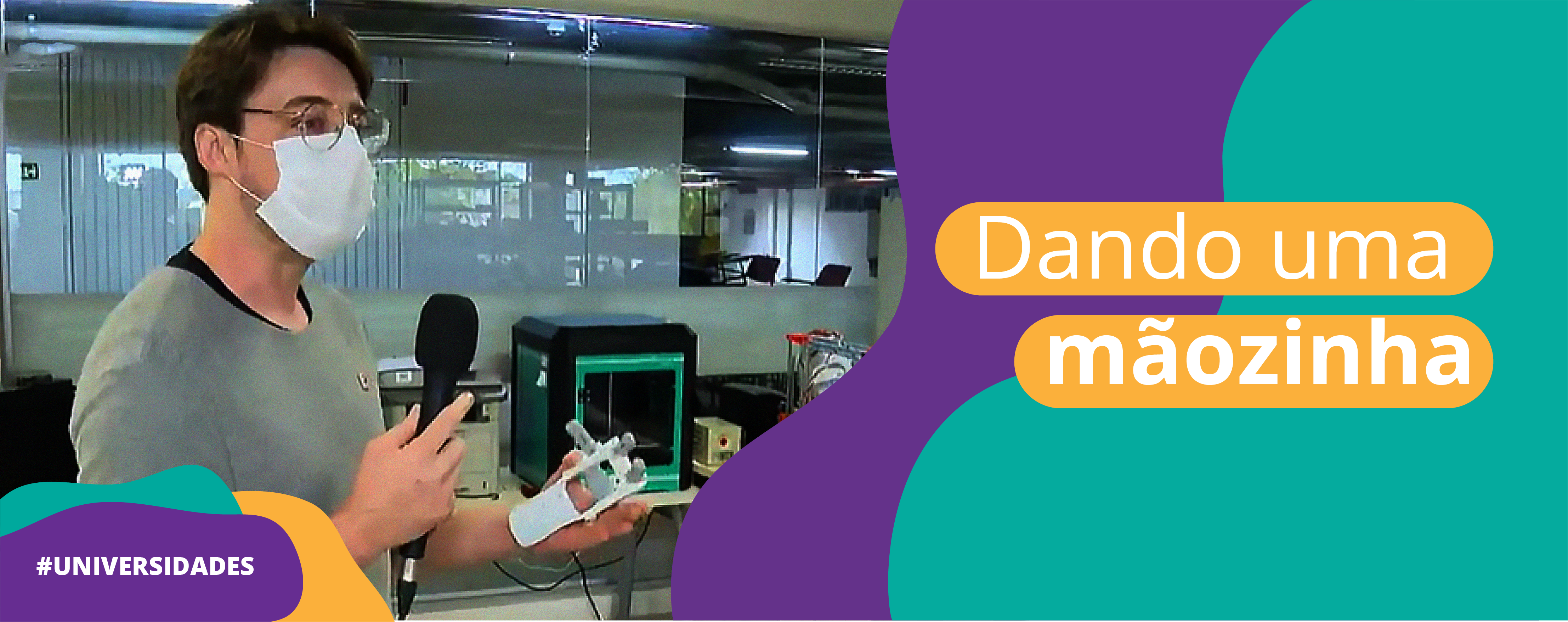 Universitários produzem próteses de mãos para distribuição gratuita