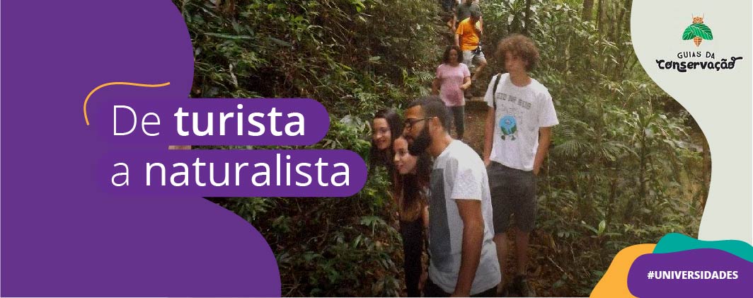 Projeto guias da conservação leva conhecimento ambiental e científico para a cidade do Rio de Janeiro