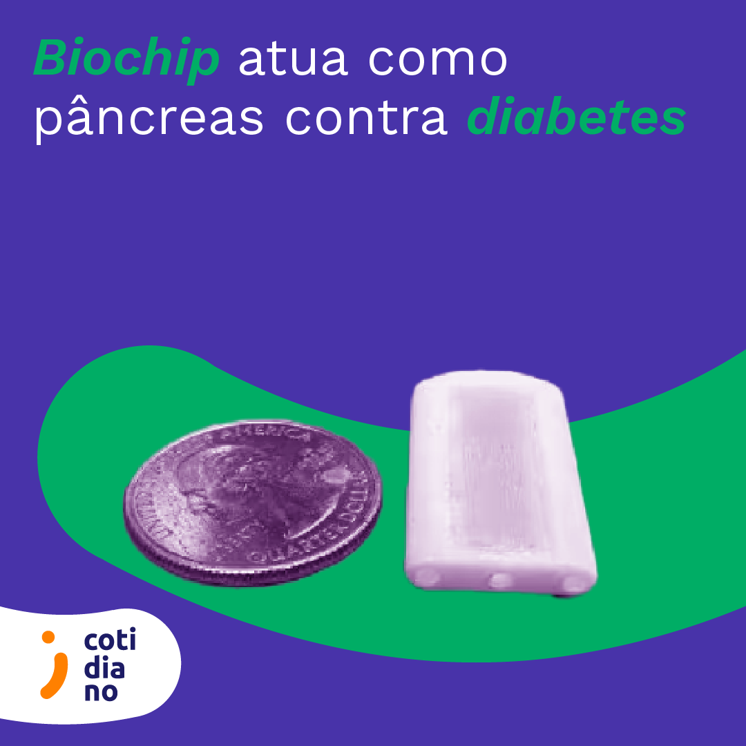  Biochip atua como pâncreas contra diabetes