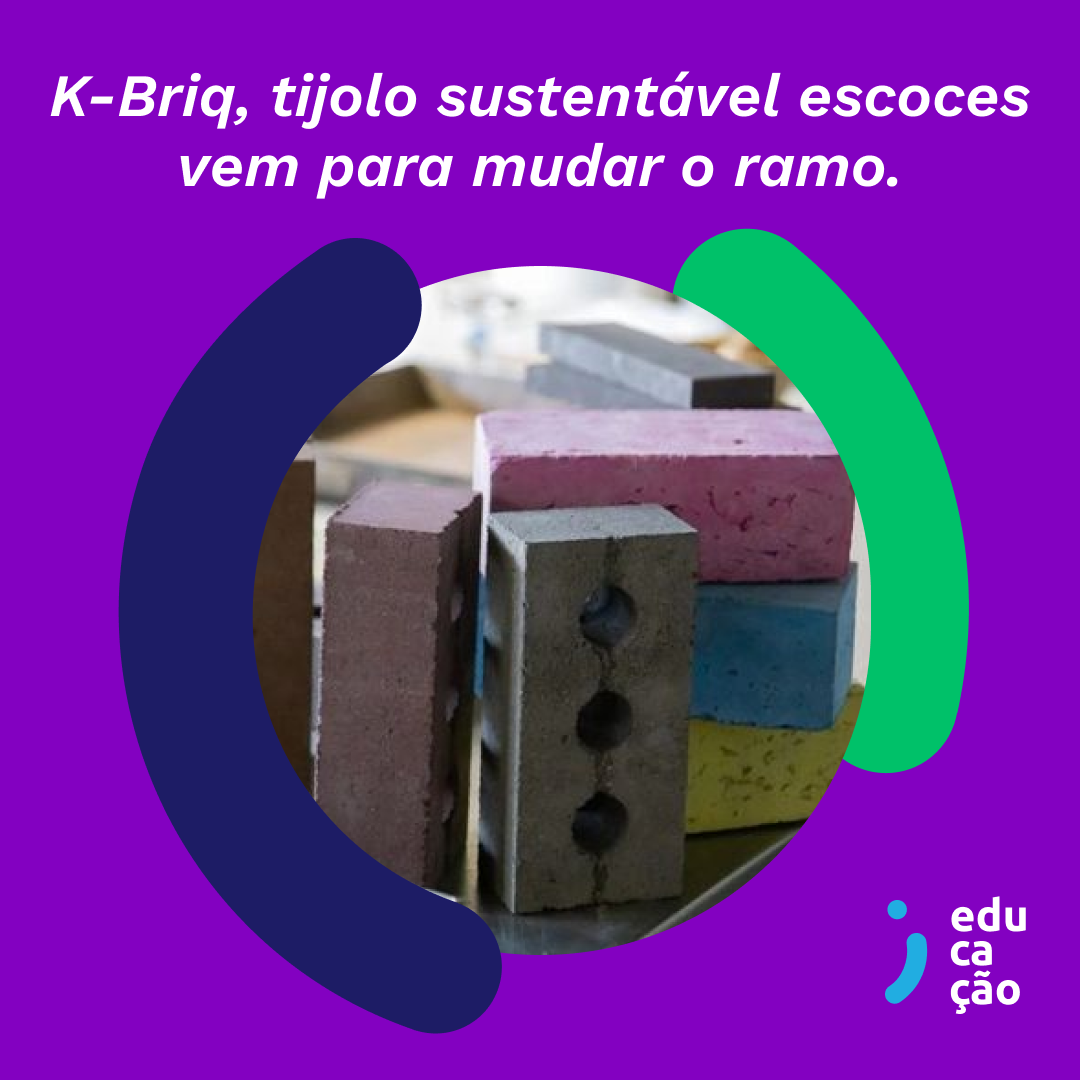 Startup escocesa cria tijolo feito de resíduos e não queimado.
