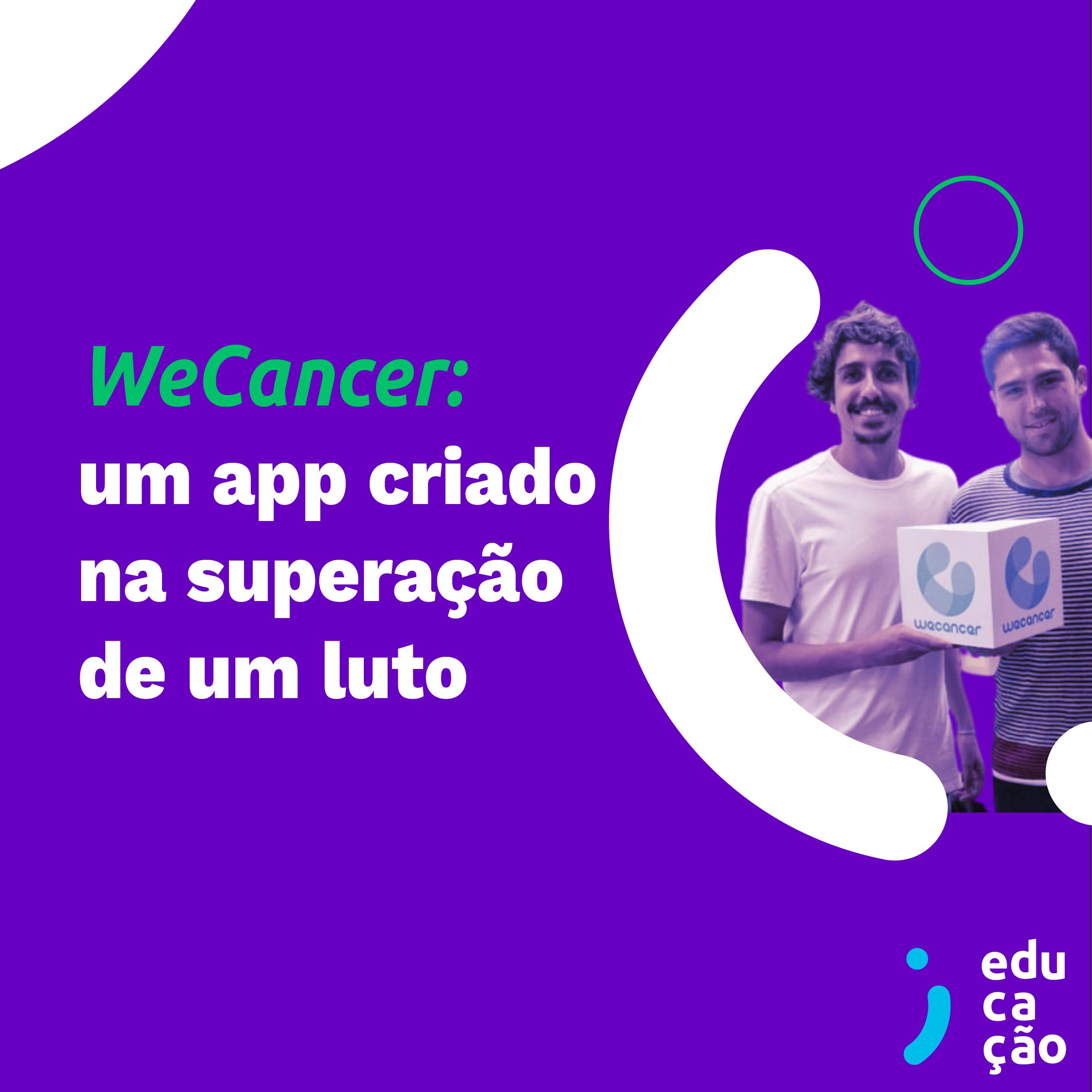 A história de César e seu aplicativo para ajudar pacientes que enfrentam o câncer.