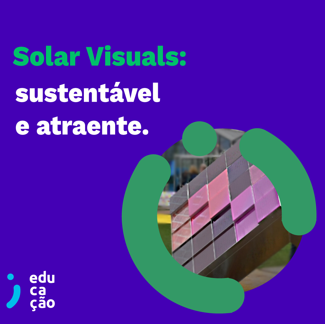Módulos fotovoltaicos que contam com estética atraente.
