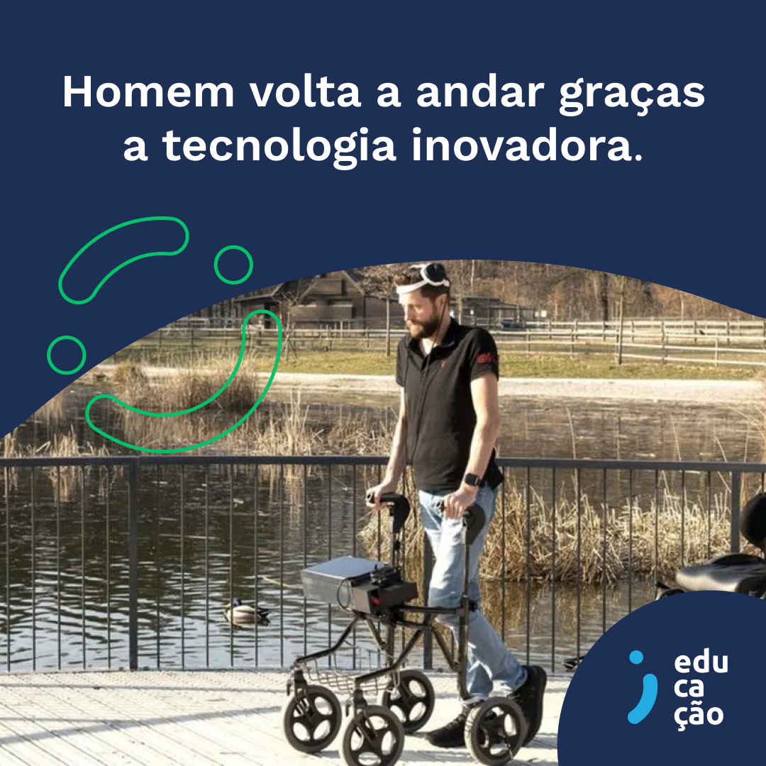 Nova tecnologia! Implante no cérebro faz homem recuperar movimentos inferiores.