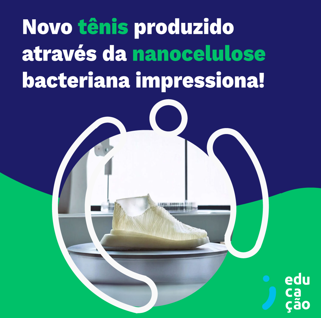 Similar a produtos convencionais tênis sustentável é apresentado.