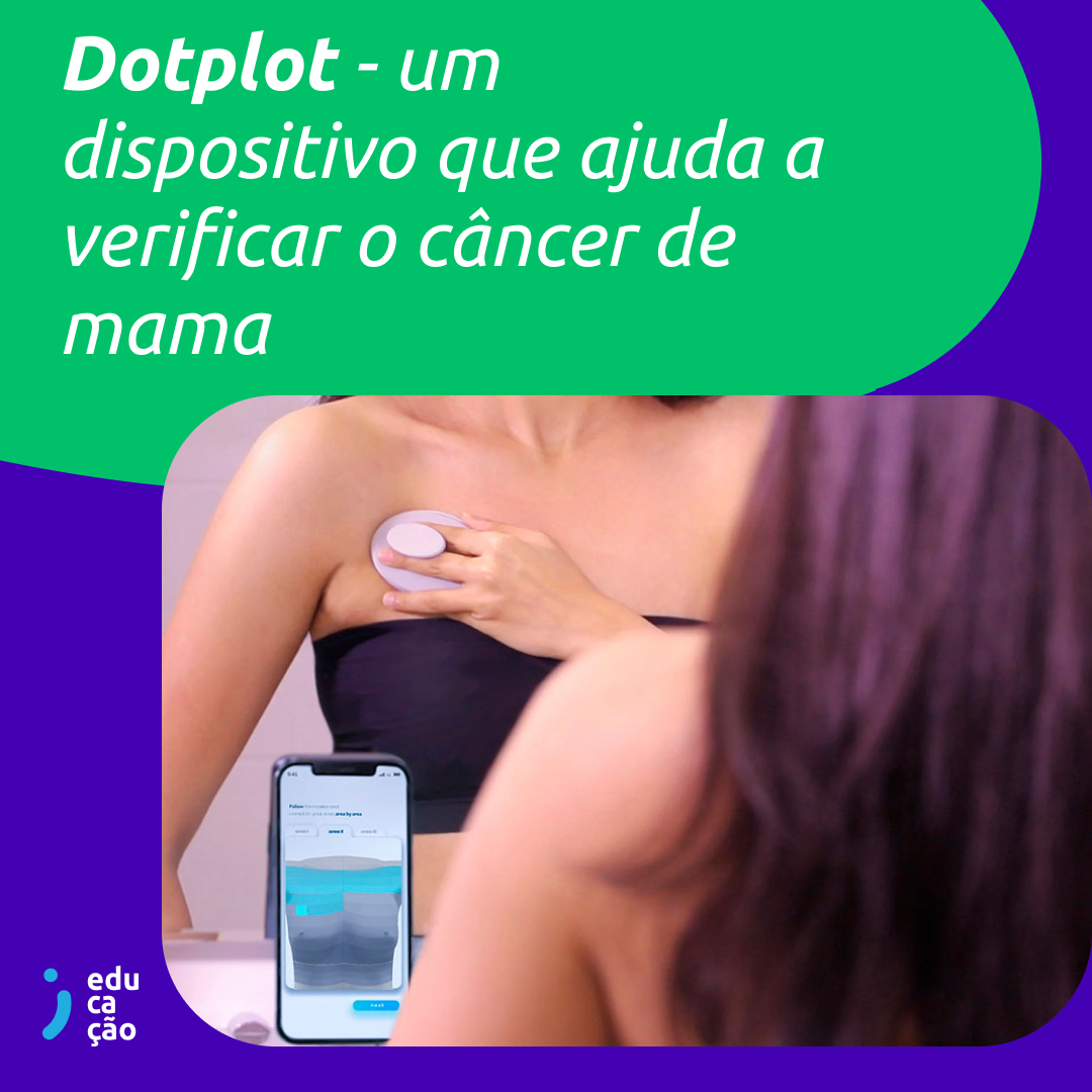 Alunas criam um dispositivo que verifica se há anormalidades nos seios.