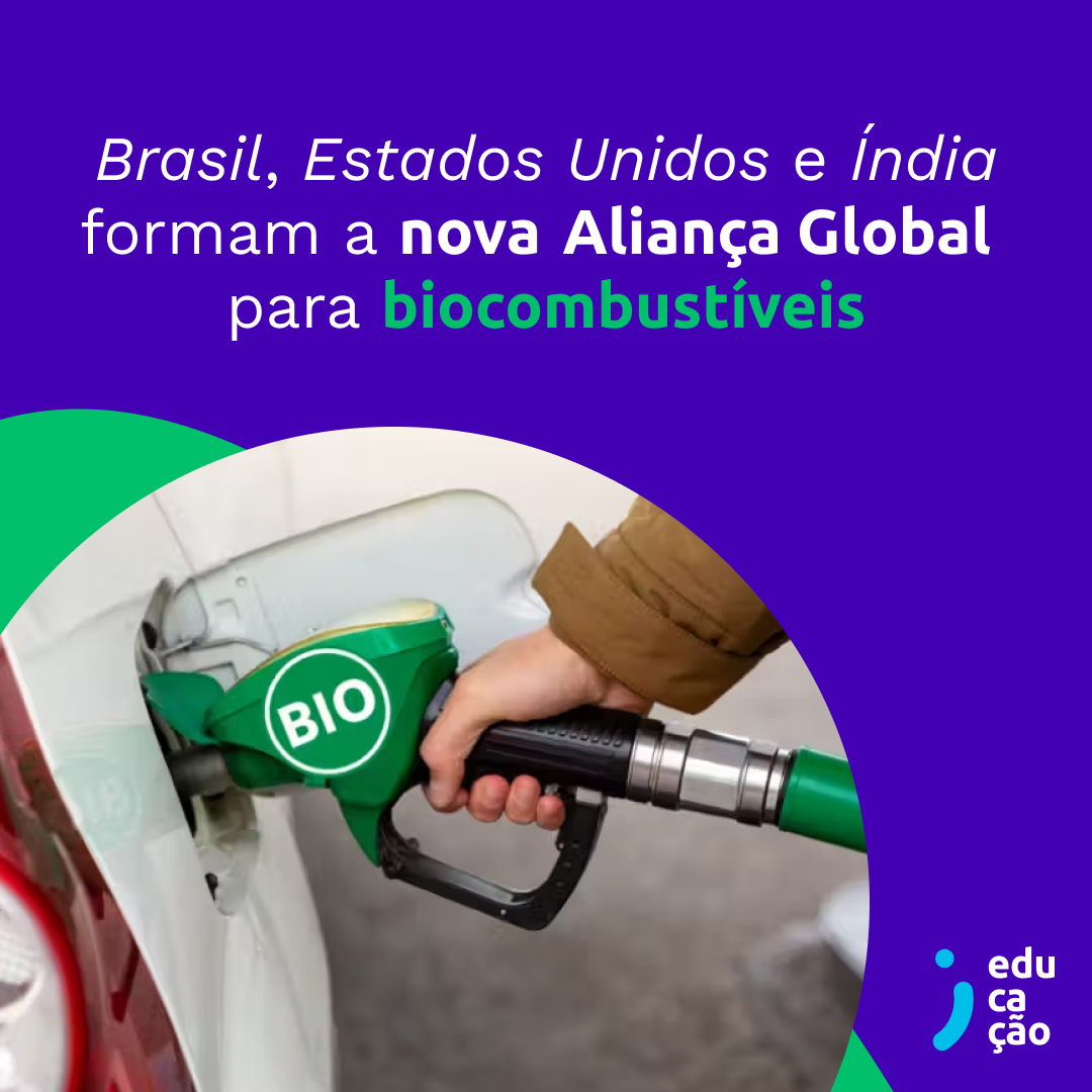 Brasil, Estados Unidos e Índia formam a nova Aliança Global para biocombustíveis.