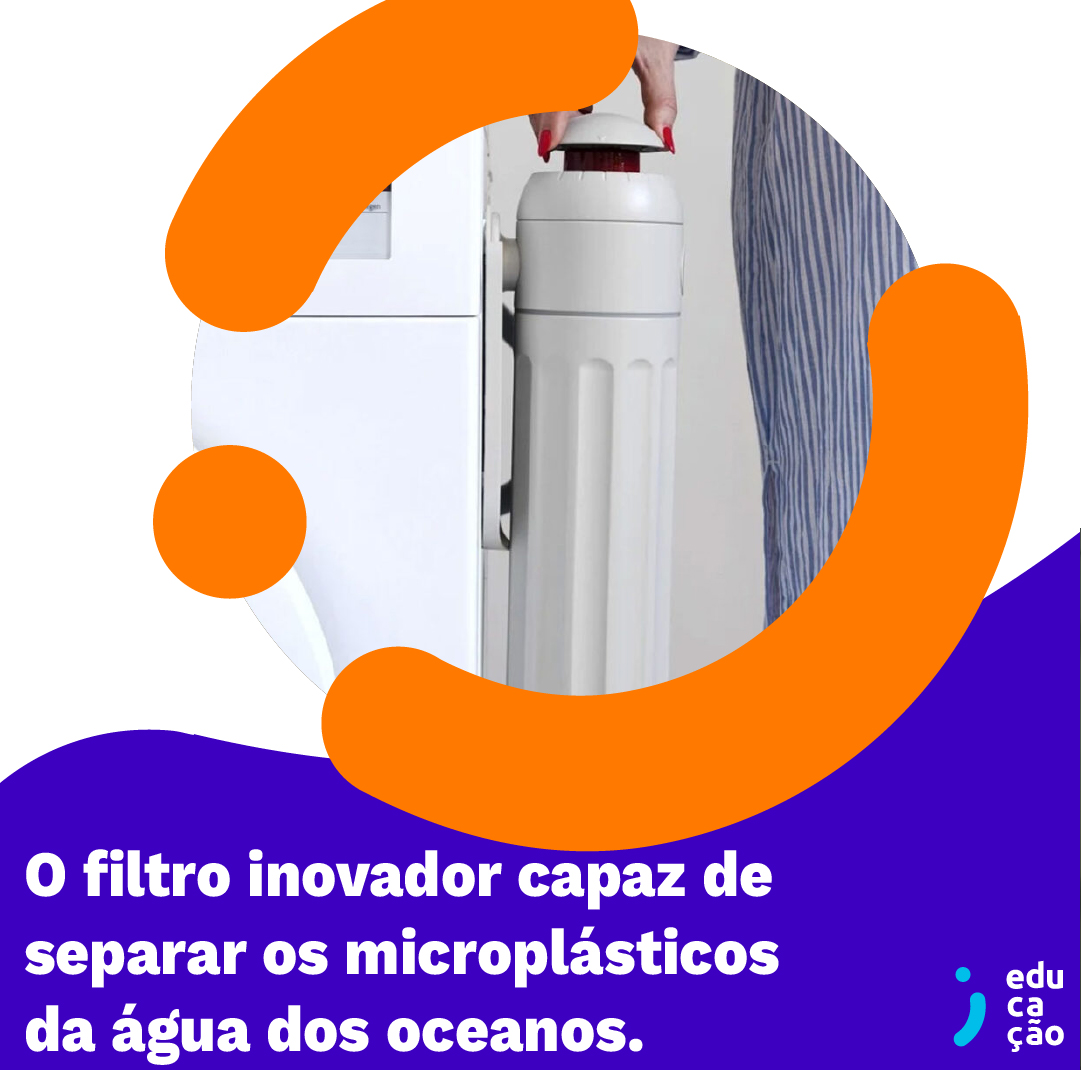 O filtro inovador capaz de separar os microplásticos da água dos oceanos.
